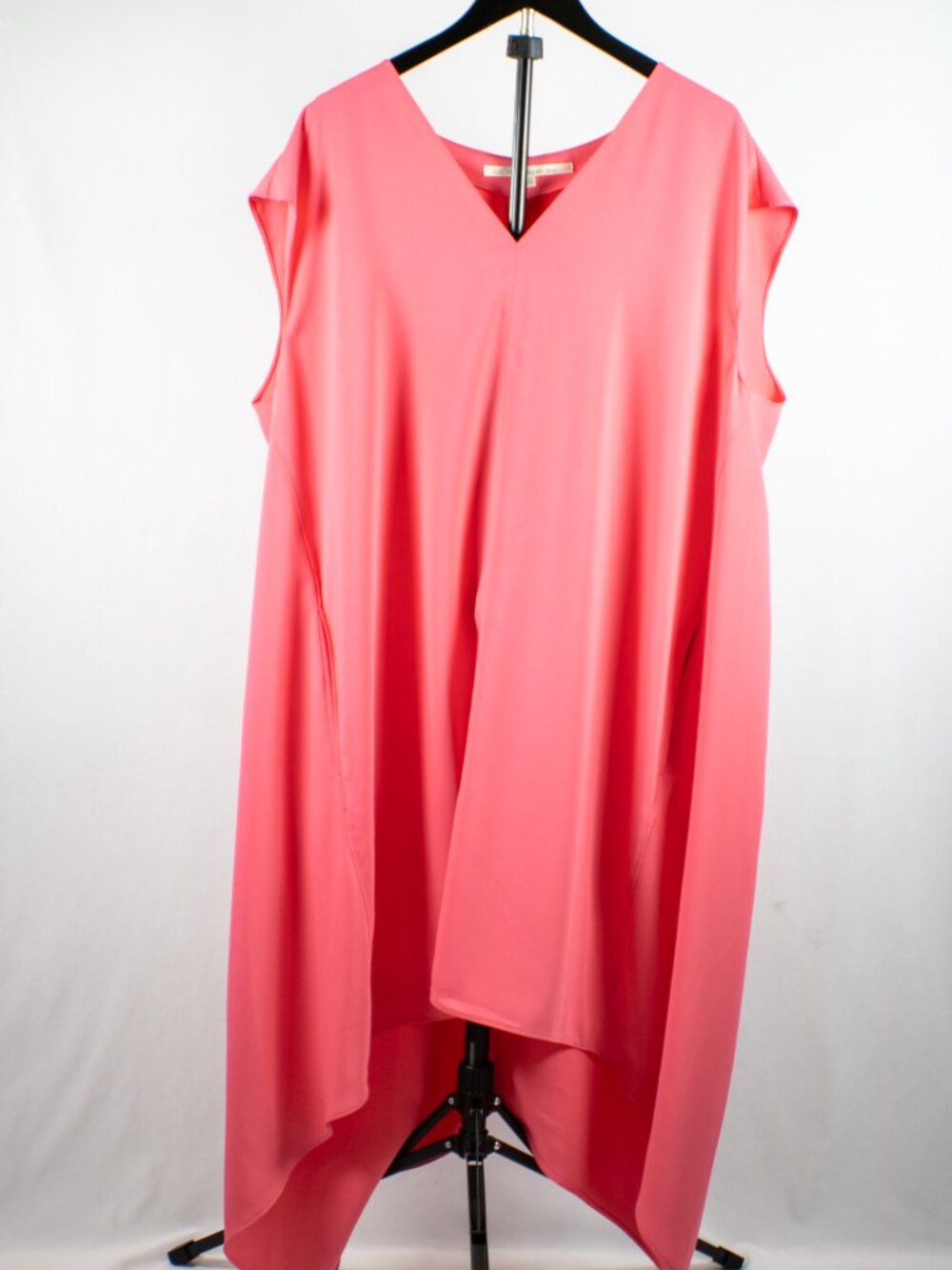 RACHEL Rachel Roy Coral Sydney Tunic Dress High-Low Hem V-Neck 2X